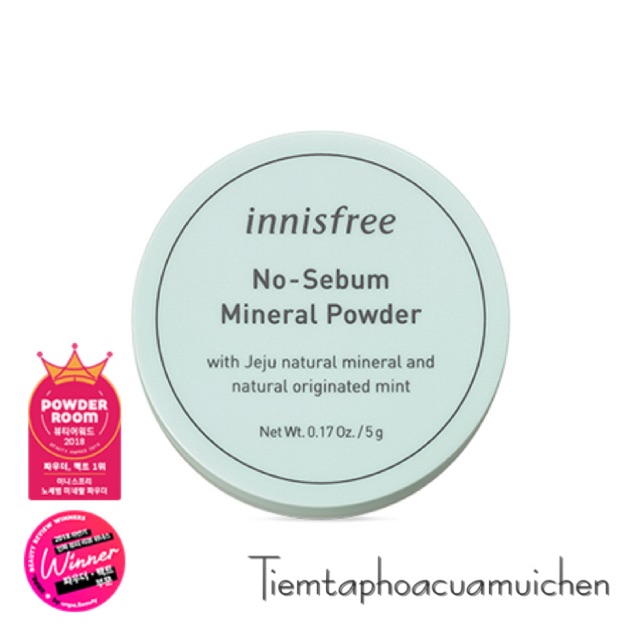 [Chính hãng][New] [Best Seller] Phấn Phủ Bột Kiềm Dầu Innisfree No Sebum Mineral Powder | BigBuy360 - bigbuy360.vn