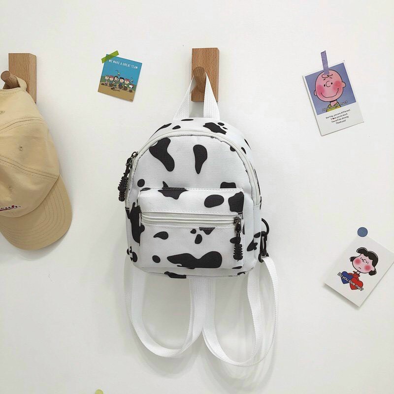 Balo nữ vải canvas BÒ SỮA dễ thương