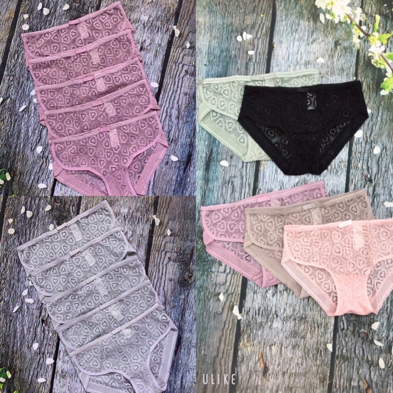 ♥️ Shop Uy Tín ♥️Quần lót nữ.Quần lót ren trái tim cao cấp