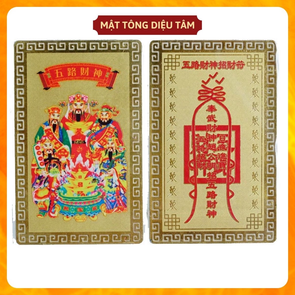 NGŨ LỘ THẦN TÀI PHÙ - ĐÃ ĐƯỢC KHAI QUANG