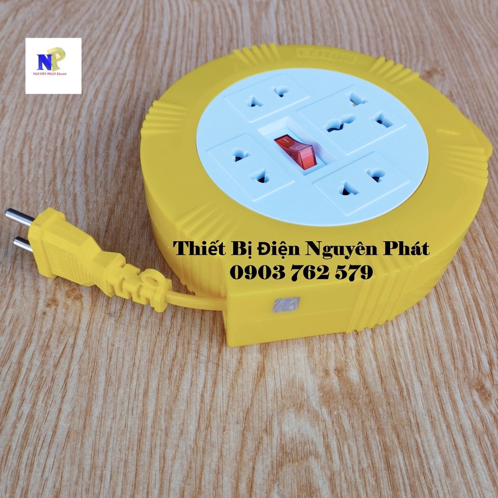 Ổ Cắm Xoay  Kéo Dài Công Suất Pmax: 2.500w - 250V/50Hz