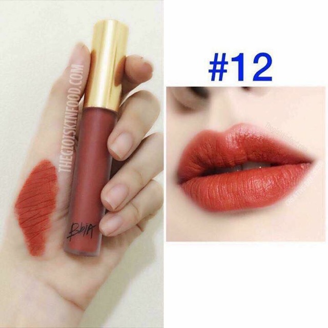 Son kem BBIA Last Velvet Lip Tint version 3 11 12 13 14 15