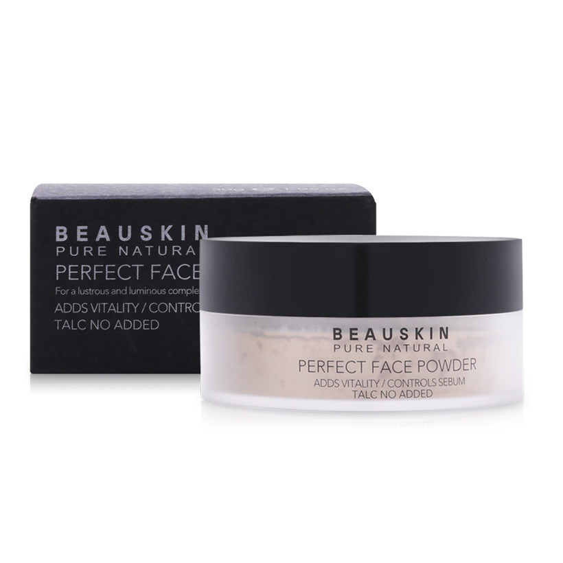 Phẩn phủ kiềm dầu dạng bột Beauskin Perfect Face Power Hàn Quốc 20g- 21 Natural beige - Mẫu mới