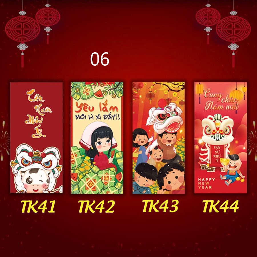 10 Bao lì xì tết 2022