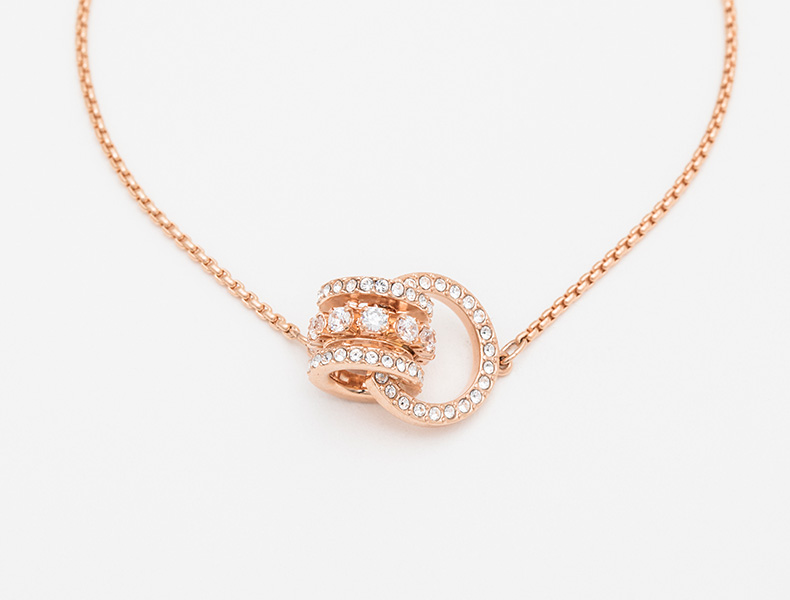 FLASH SALE 100% Swarovski VòngTay Nữ FURTHERLồng vào nhau FASHION Bracelet trang sức đeo Trang sức