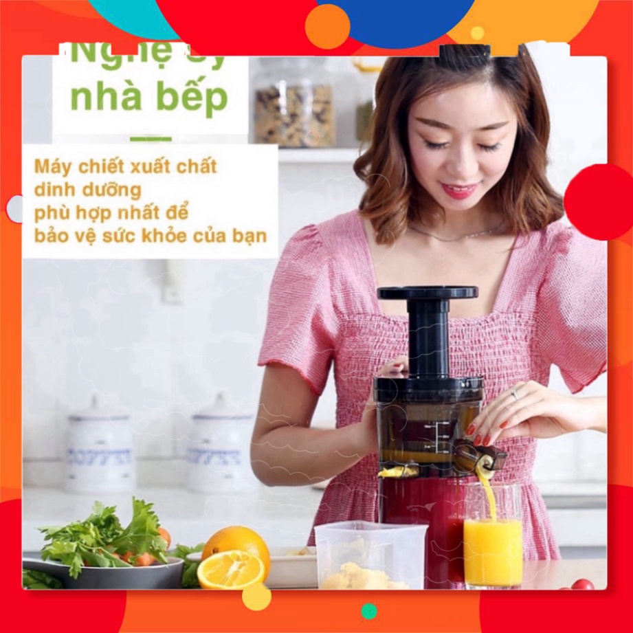 Máy Ép Chậm Ép Nước Trái Cây Mini Hoa Quả Rau Củ Đa Năng Siêu Tiện Lợi