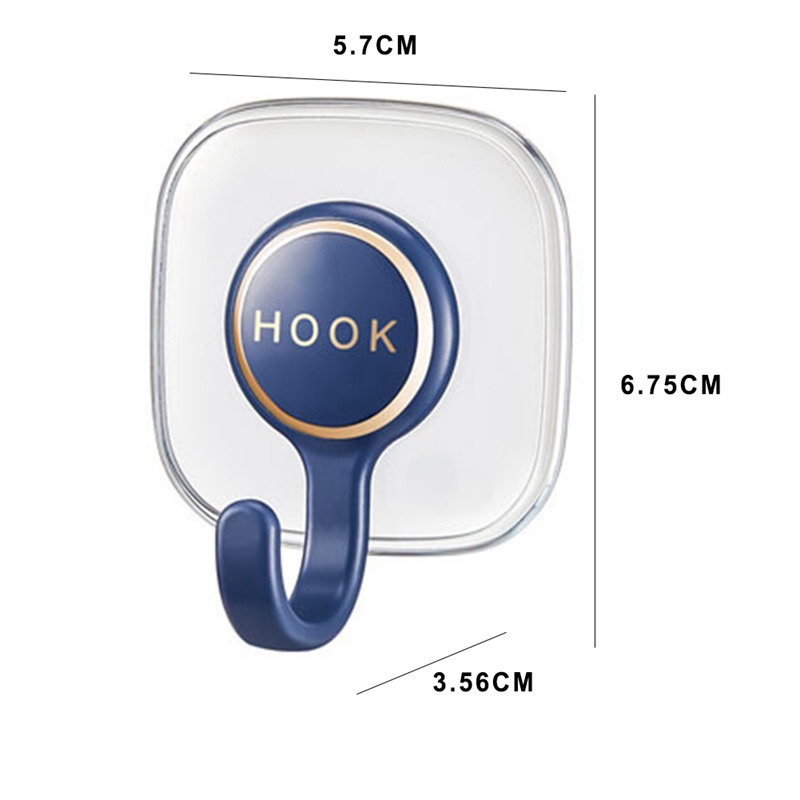 Set 4 Móc Treo Đồ Dán Tường Chịu Tải Lớn Không Để Lại Dấu Vết Thiết Kế Dễ Thương Cho Nhà Tắm