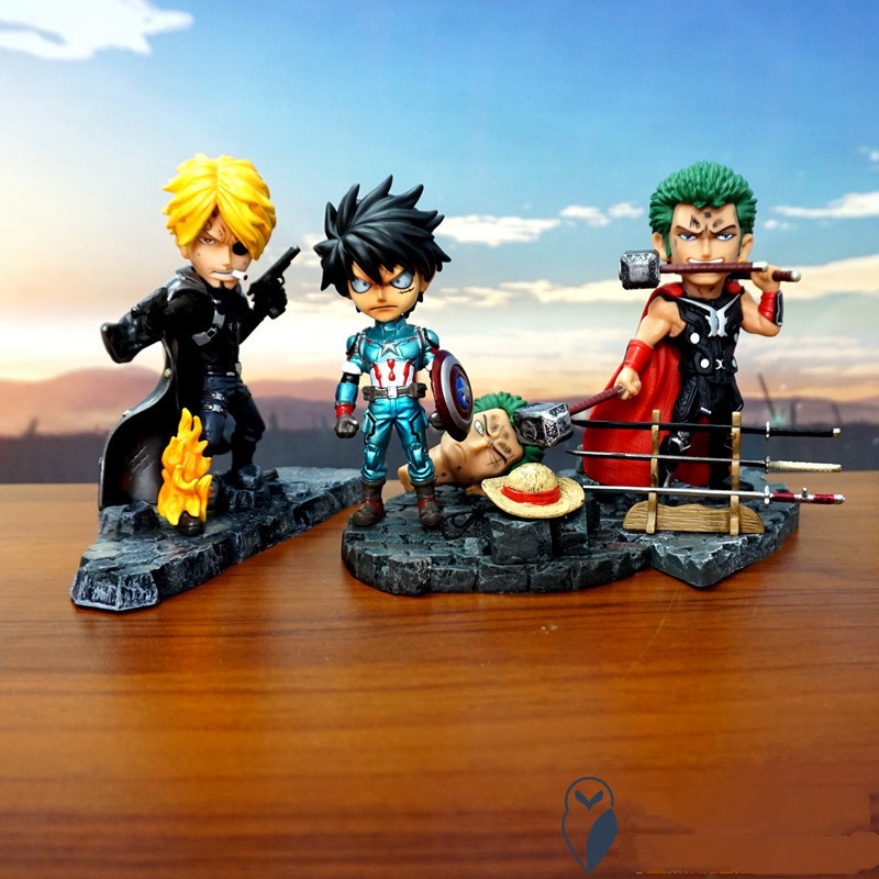 Nhân Vật Luffy Zoro Sanzhi Xiangji Trong Phim Hoạt Hình One Piece