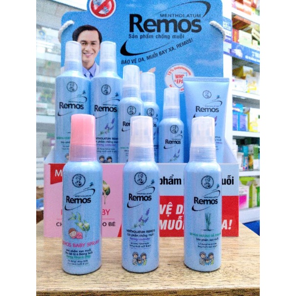 Remos xịt muỗi 60ml