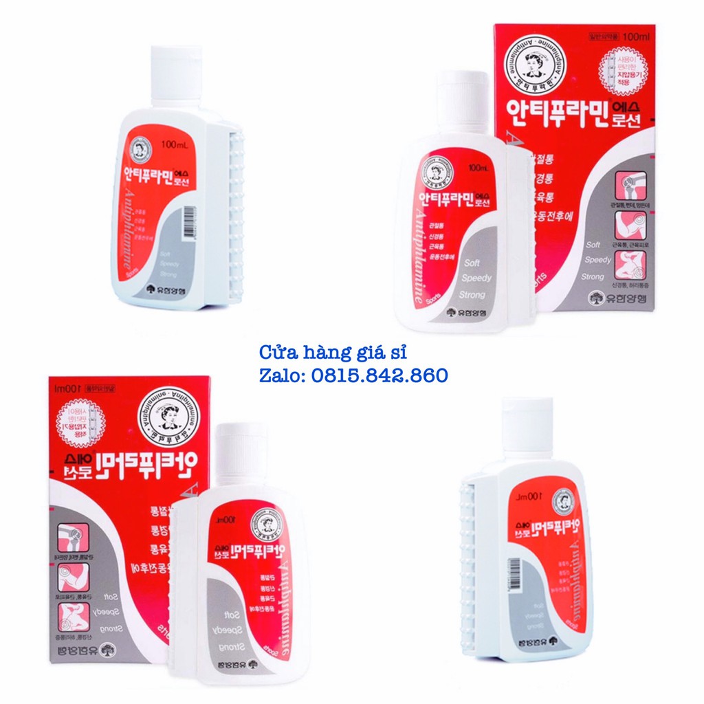 [HÀNG LOẠI 1] dầu nóng xoa bóp antiphlamine từ hàn quốc 100ml