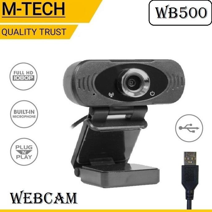 Webcam M-tech WB500 Full HD 1080P | BigBuy360 - bigbuy360.vn