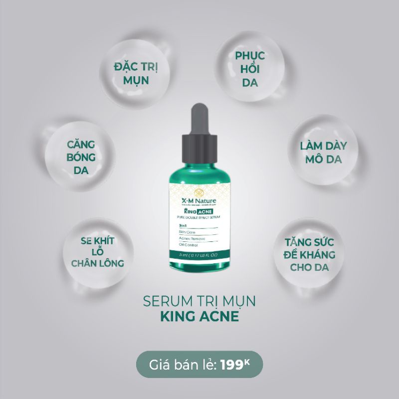 Srum mụn King acne Xm-Nature