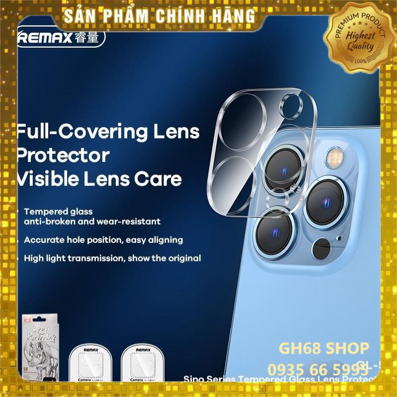 Kính Cường Lực Camera cho iPhone 14 REMAX GL-57 Siêu Mỏng Chống Trầy Xước Không Bám Bụi Vân Tay Chống nước