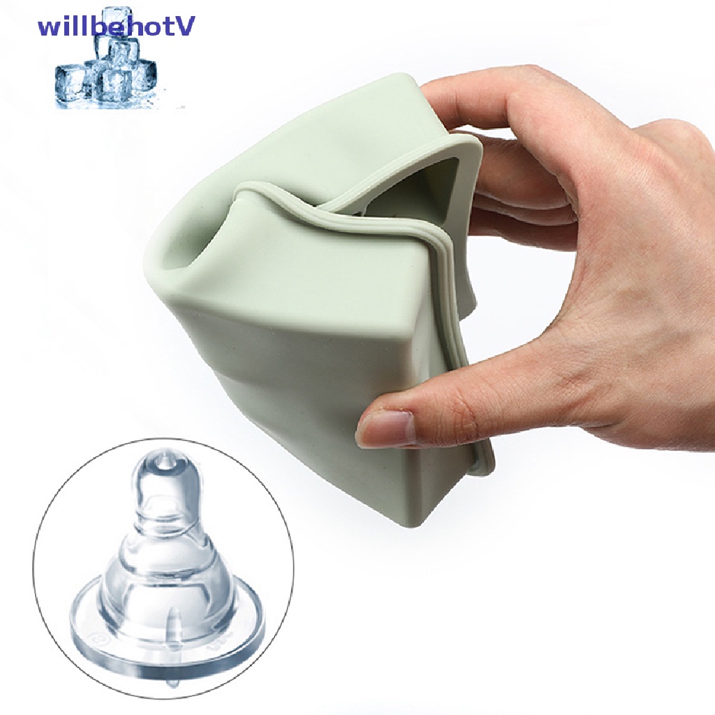 Khuôn Silicon Làm Đá Viên 6 / 15 Ô Lớn Hình Vuông
