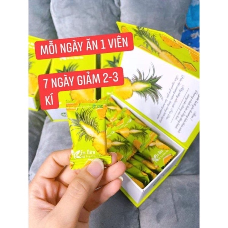 VIÊN KẸO DỨA GIẢM CÂN Kiểm Soát Cân Nặng