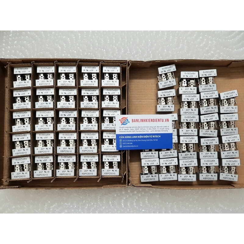[Combo 2 chiếc] KBPC5010 Diode cầu 50A/1000V