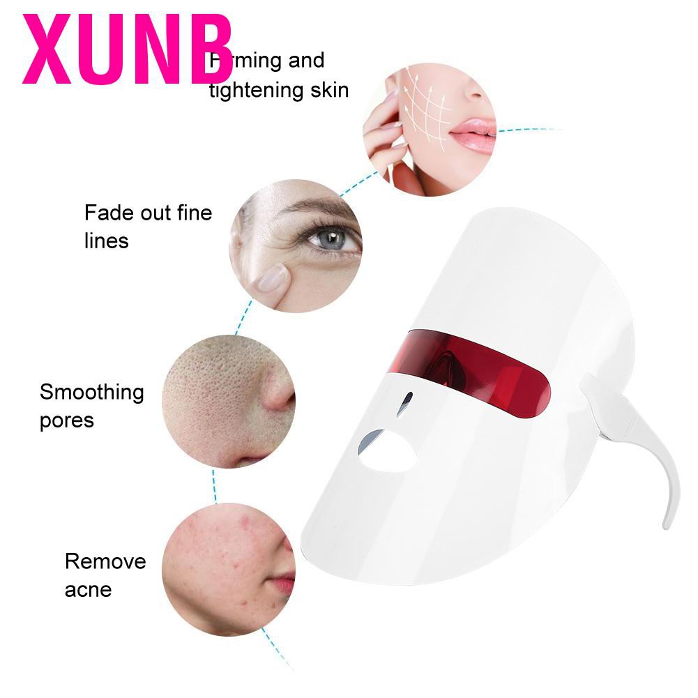 Xunb LED Photon Skin Rejuvenation Beauty Machine Color Light Therapy Face Shield Care