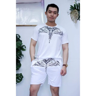 Quần áo thể thao nam mặc đi chơi Gemini bộ đồ nam tập gym mặc ở nhà in hình chim ưng form rộng chất thun mè co giãn tốt