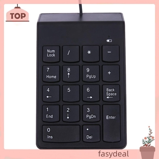 (Fas) Bàn Phím Số 18 Phím Cho Laptop Note
