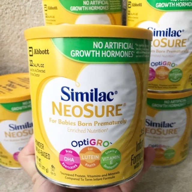 Sữa Similac NEOSURE Mỹ 371gram dành cho trẻ sinh non