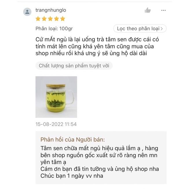 Giá Huỷ Diệt [ Trà Tâm Sen ( Hay Còn Gọi Là Tim Sen Món Quà Cho Người Mất Ngủ )
