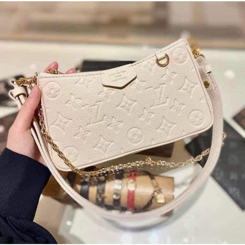 Túi kẹp nách nữ cao cấp fullbox họa tiết độc đáo mới lạ chất da thật