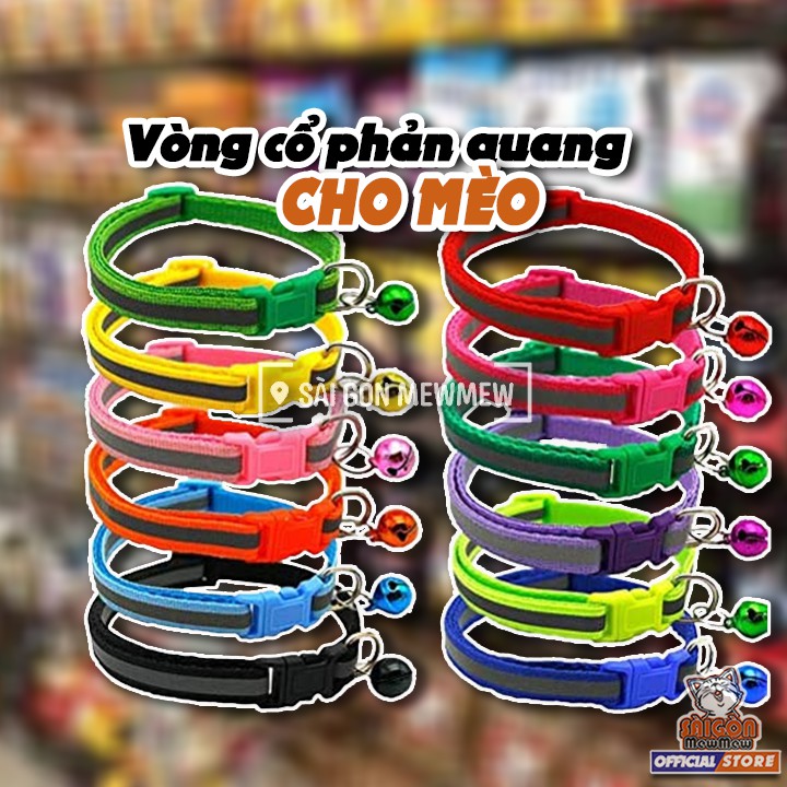 Vòng cổ PHẢN QUANG cho chó mèo nhỏ 1CM