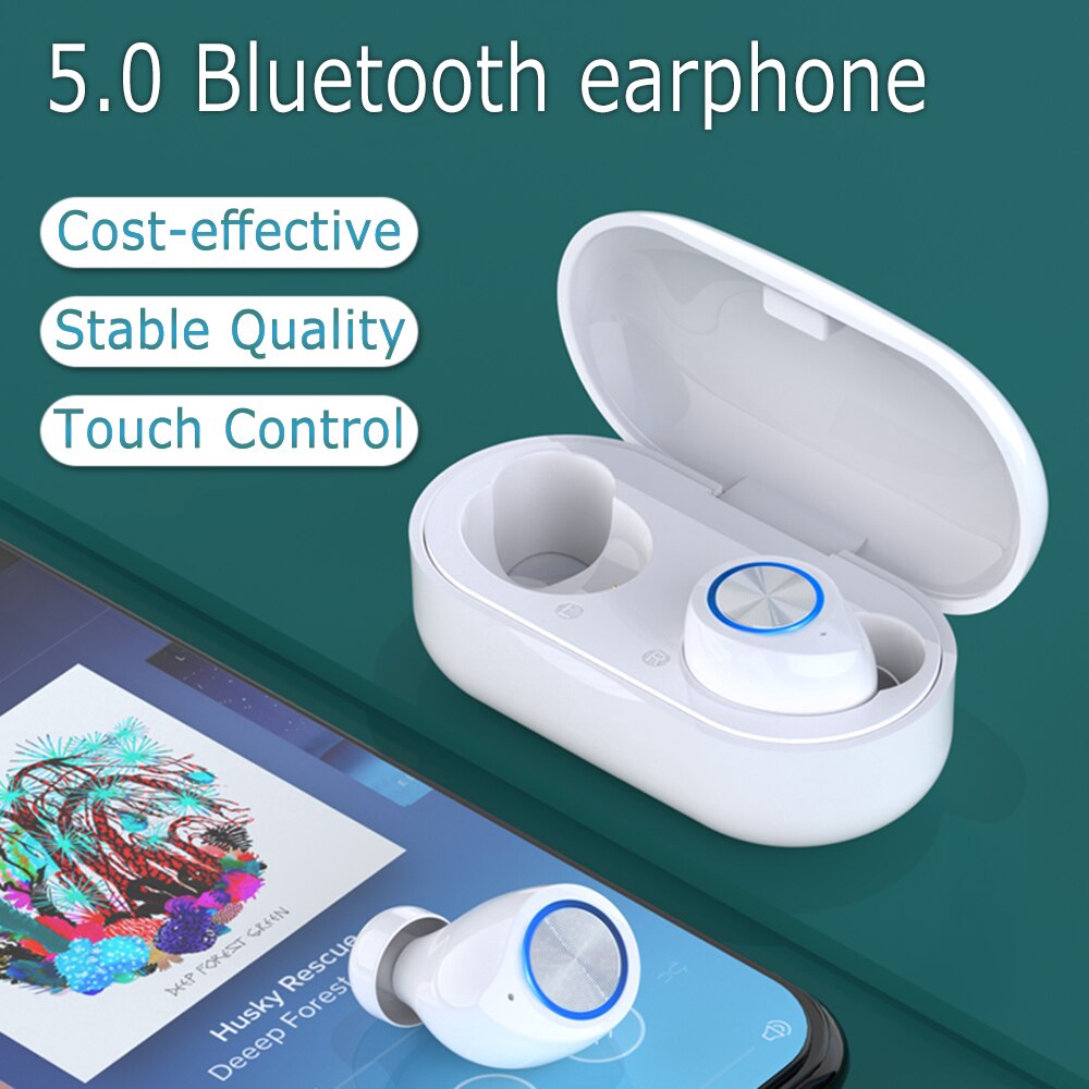 Tai nghe GOOJODOQ không dây thể thao bluetooth 5.0 thời trang