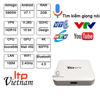 Txp pro - 2020 - tv box xem truyền hình bản quyền miễn phí trọn đời