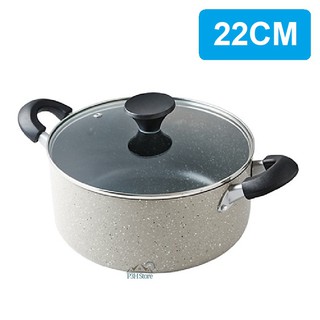 Nồi chống dính lock&lock beet marble 22cm sử dụng bếp từ led4222