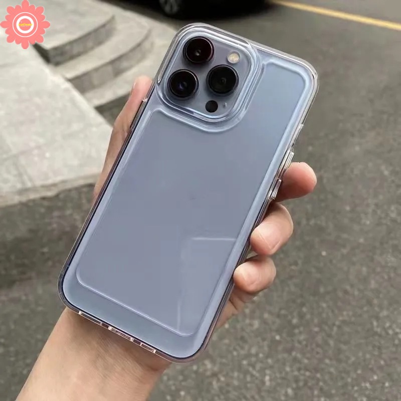 Sang Trọng Ốp Điện Thoại tpu Mềm Trong Suốt Chống Sốc Cho iphone 11 15 7 8 plus 13 12 15 pro max se 2020 xr x xs max