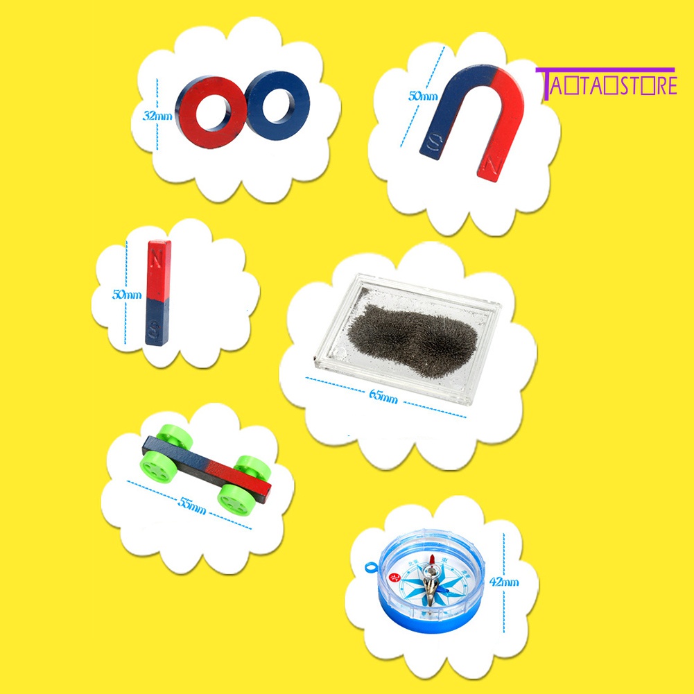 Bộ Đồ Chơi La Bàn Nam Châm Hình Chữ U Giáo Dục Khoa Học Cho Bé