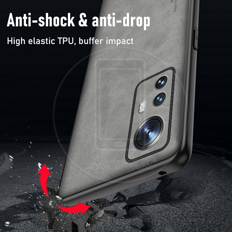 Ốp Điện Thoại Da Cứng Cao Cấp Cho Xiaomi Mi 12 12s 12X 11 Pro Ultra Lite