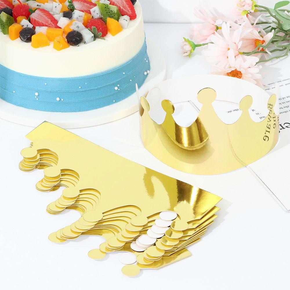 Set 10 Vương Miện Bằng Giấy Dùng Trang Trí Đám Cưới
