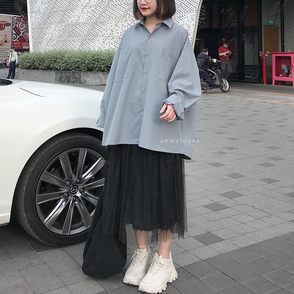 Chân Váy Dài Nữ Xinh JEM CLOSET Chất Vải Mềm Mại Kiểu Dáng Lưới Bồng Bềnh Tiểu Thư Dễ Thương 3285