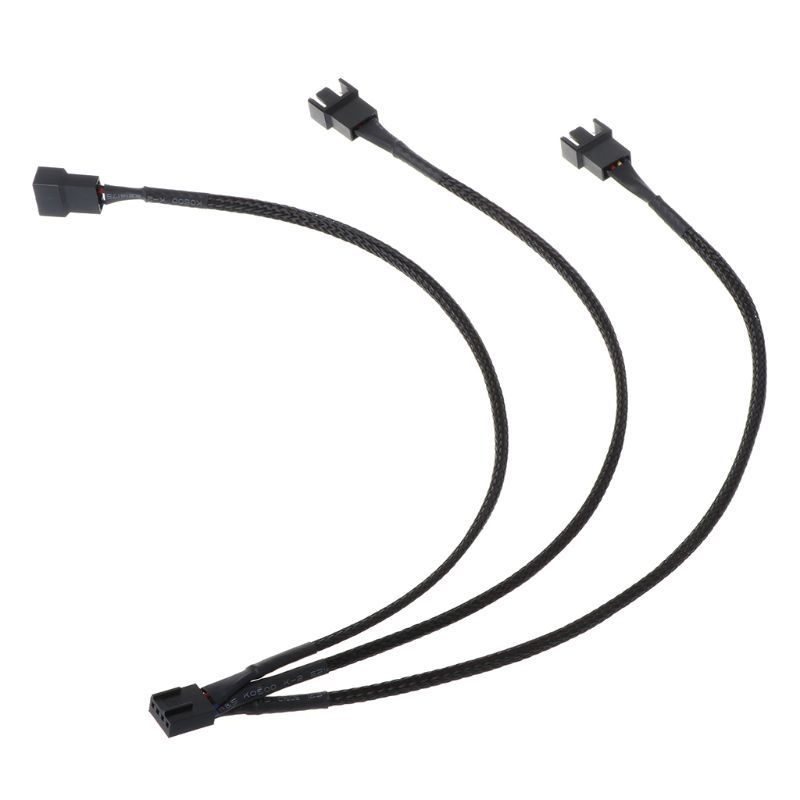 Cáp chia chữ Y 30CM 4Pin sang 3 cổng 4 Pin sang 3x4Pin/3Pin cho máy tính