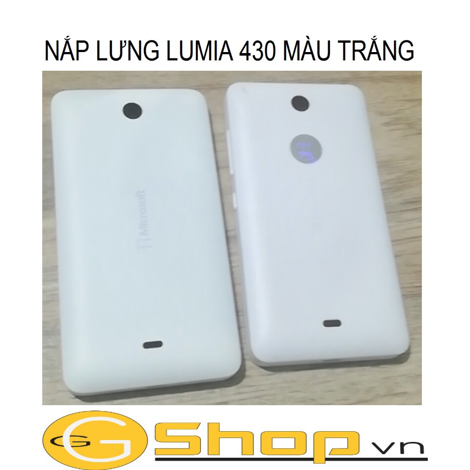 NẮP LƯNG LUMIA 430 MÀU TRẮNG