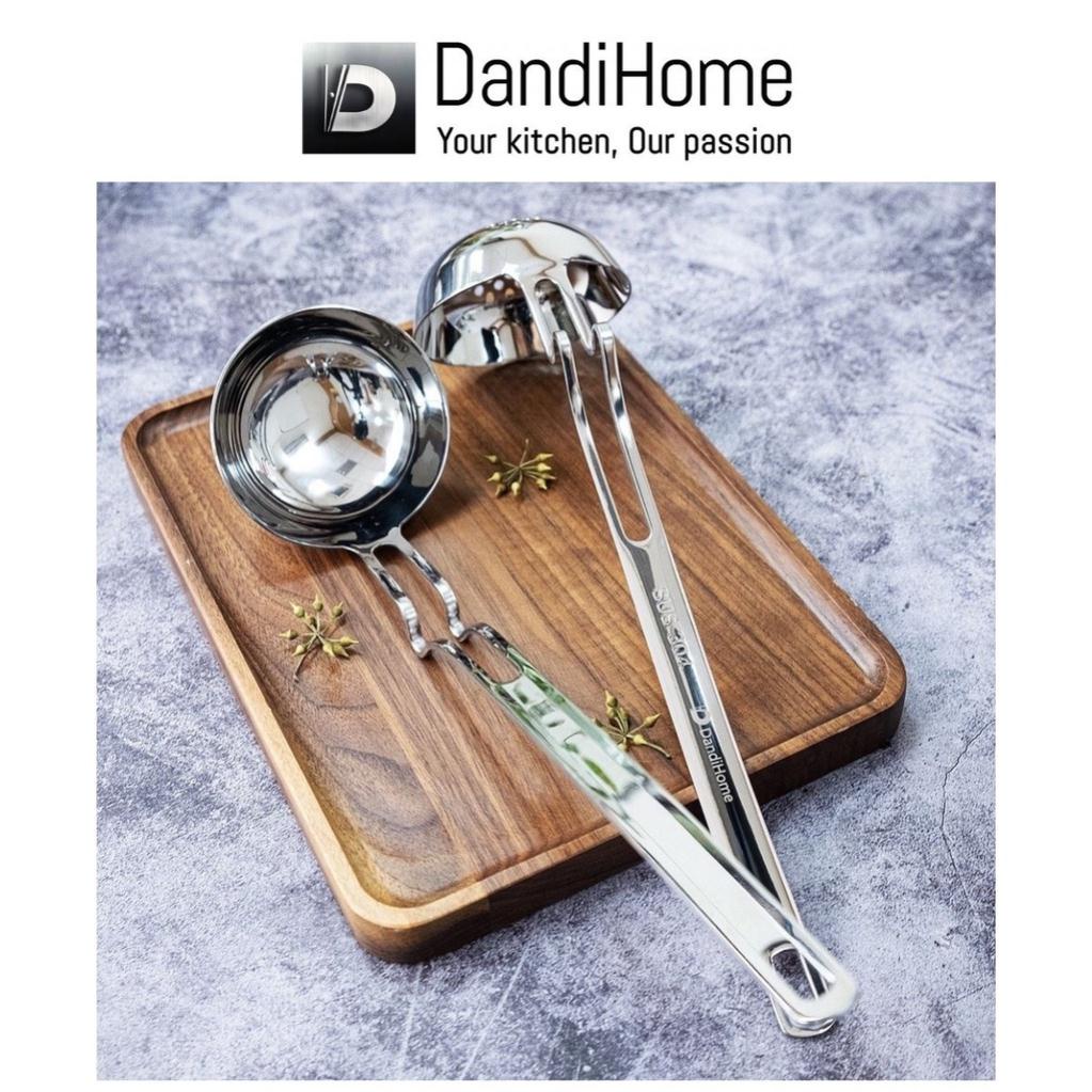 Combo 2 muỗng vá ăn lẩu inox 304 DandiHome - Hàng Việt Nam xuất ÂU