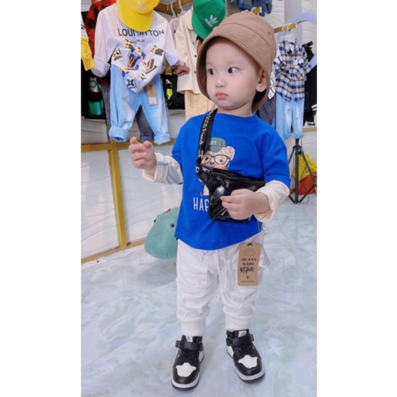 Quần Jogger KAKI cho bé sành điệu