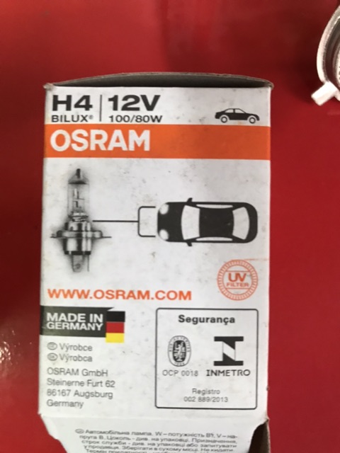 Bóng đèn pha cốt H4 12/24v OSRAM cho dòng xe Toyot Huyndai Kia Honda Mitsubitshi Chevrolet