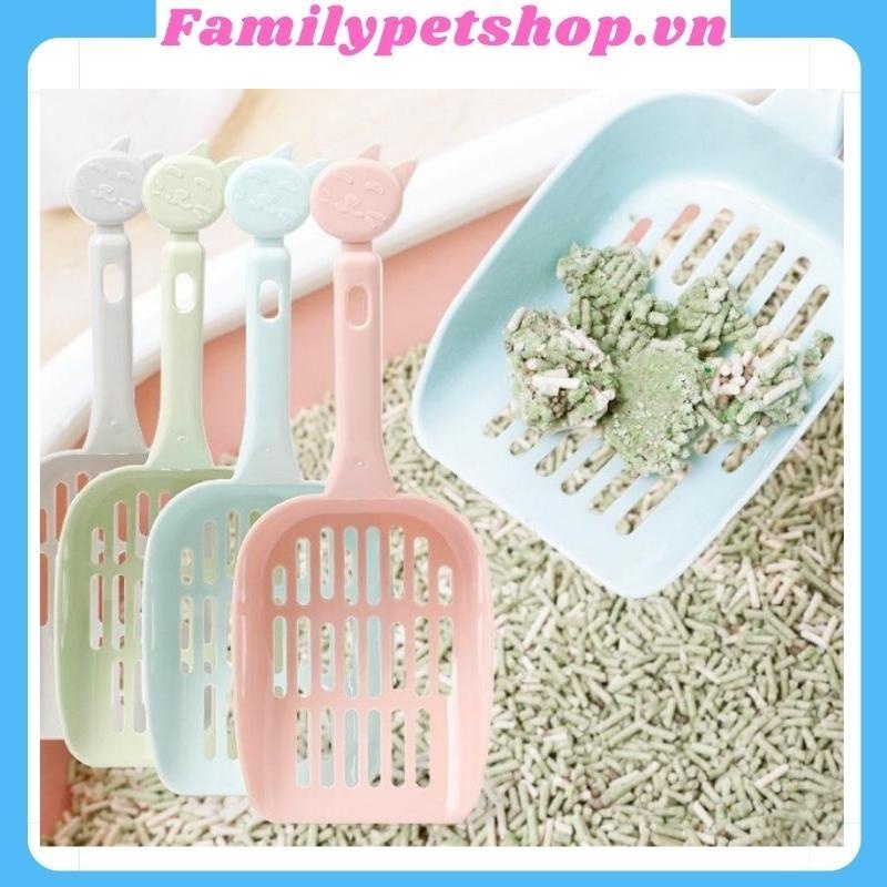 Xẻng xúc cát vệ sinh cho mèo-xẻng hót cát dọn vệ sinh phân cho mèo-familypetshop.vn