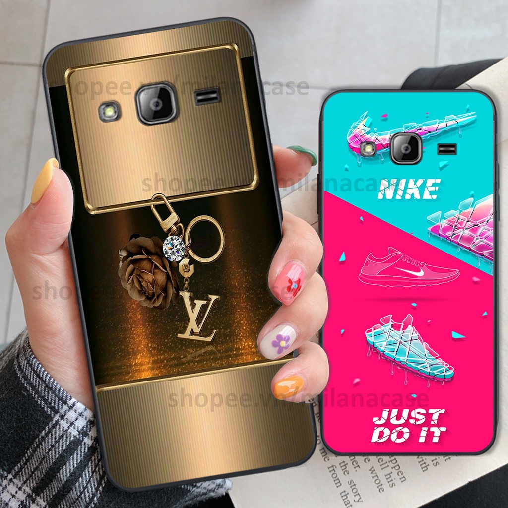 Ốp Samsung J310 / J3 2016 in hình các thương hiệu nổi tiếng sang chảnh, đẳng cấp, cá tính
