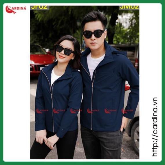 Áo Khoác Đôi Nam Nữ, Áo Khoác Jacket Nam Nữ CARDINA Chất Vải Chipu Cao Cấp Chống Thấm Nước, Chống Nhăn