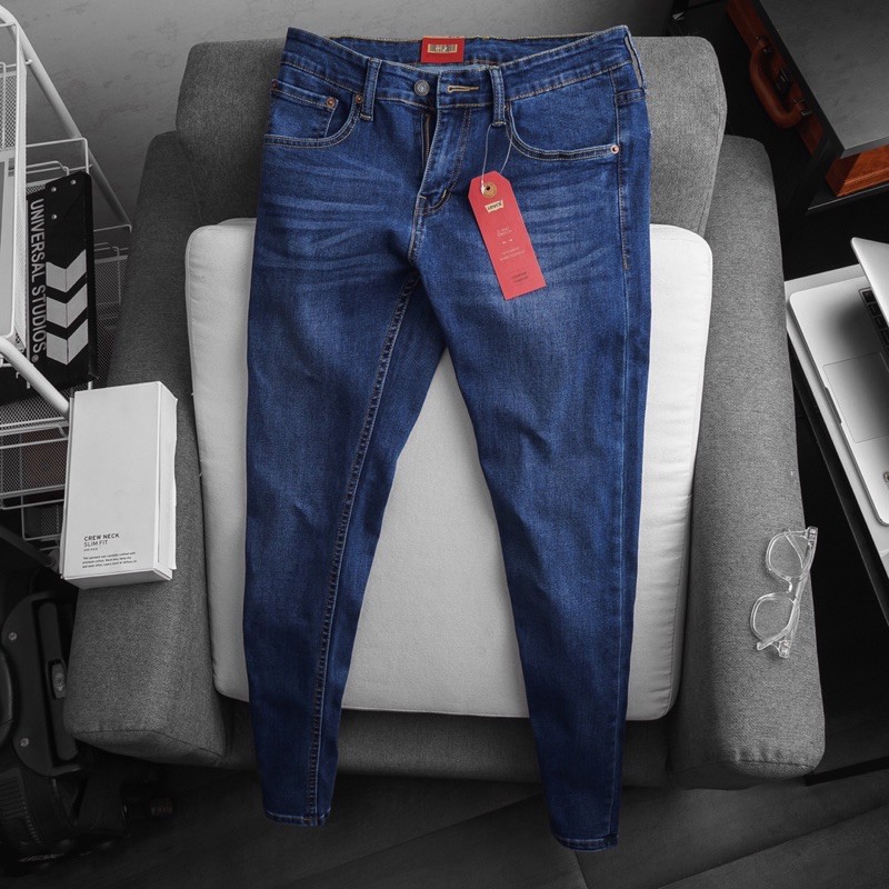 [⚡Mua 2 tặng 1 quà⚡️] Quần jean nam ống đứng chất bò đẹp co giãn | BigBuy360 - bigbuy360.vn