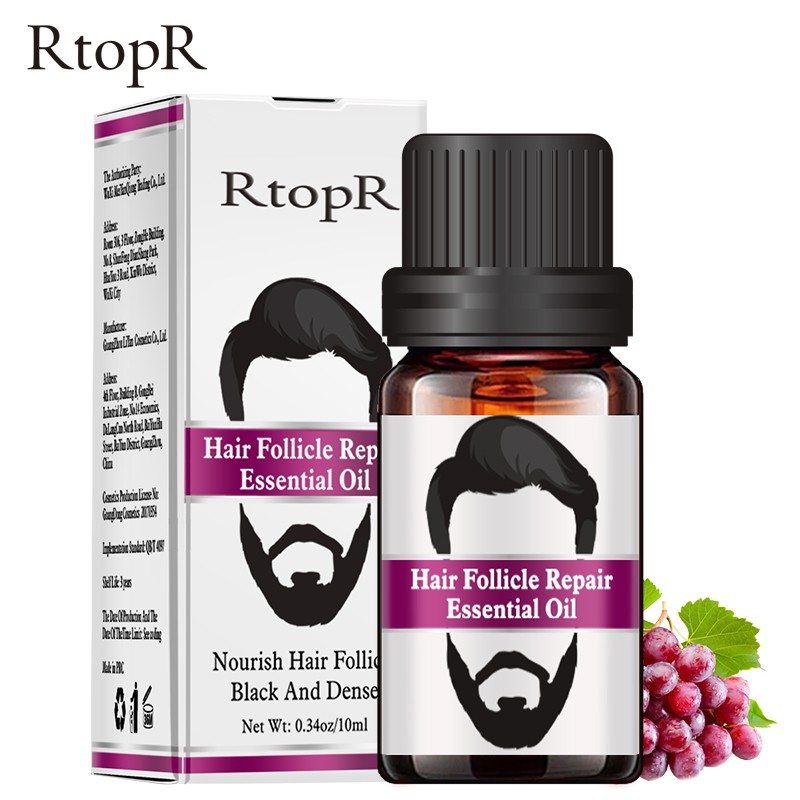 Tinh Dầu RtopR Kích Thích Mọc Râu / Tóc / Lông Mày Dưỡng Ẩm Mềm Mịn Cho Nam 10ml | BigBuy360 - bigbuy360.vn