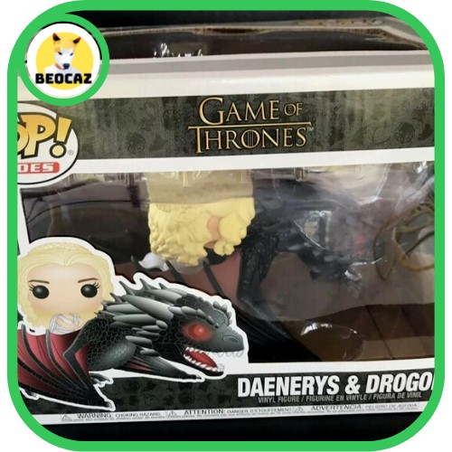 Mô hình Funko nội địa Trung to Mẹ Rồng Daenerys Targaryen cưỡi rồng Game of Thrones Trò Chơi Vương Quyền - Tặng Hộp