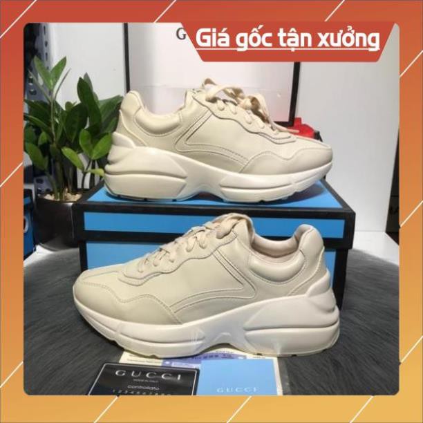 [FreeShip+ Hàng Cao Cấp] Giày thể thao Gucci nam nữ cao cấp, Giày nam nữ Full phụ kiện (ảnh thật)