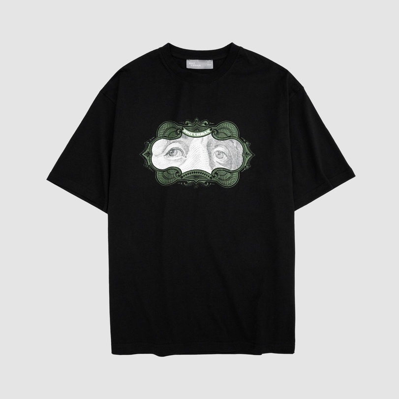 Áo phông relax unisex in họa tiết 2 màu 21ST URBAN Franklin Eyes