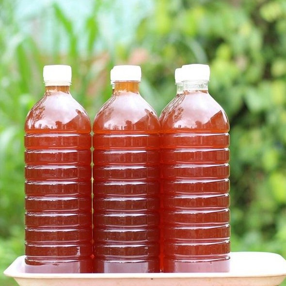 MẬT ONG KO TEM NHÃN HOA CAFE 1lít nguyên chất 100% chuẩn! THẾ HỒNG HONEY