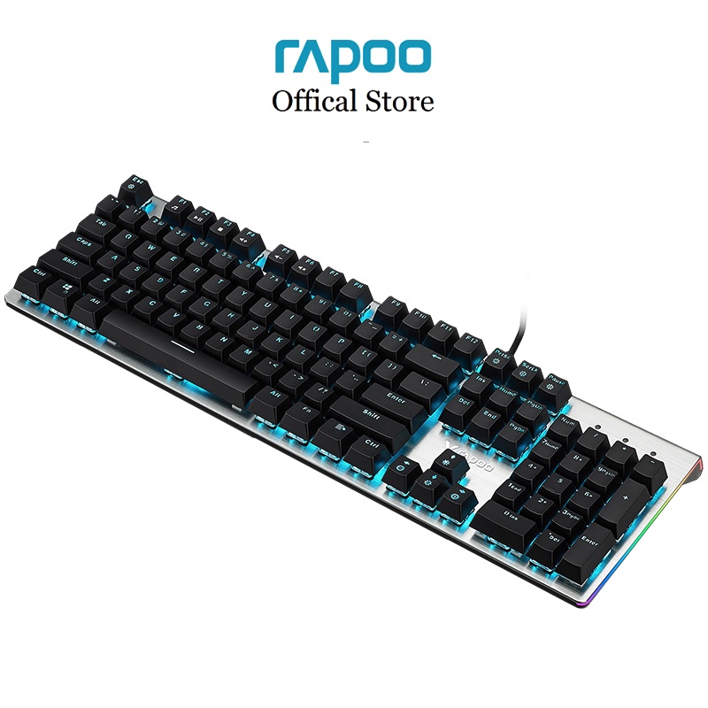 Bàn phím Quang học gaming Rapoo V530 SIDE-RGB bề mặt hợp kim nhôm sang trọng